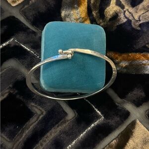 James Avery Sterling Silver Hammered Hook On Bracelet